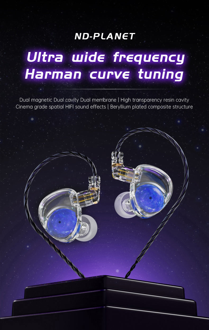 ND Planet - 12mm Single Dynamic Driver Earphones 1DD IEM