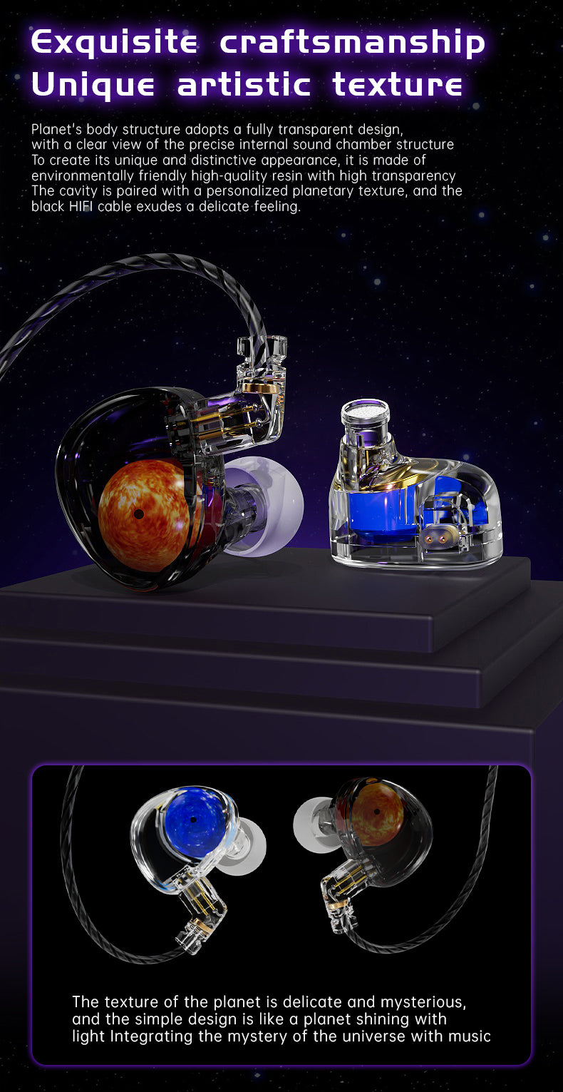 ND Planet - 12mm Single Dynamic Driver Earphones 1DD IEM