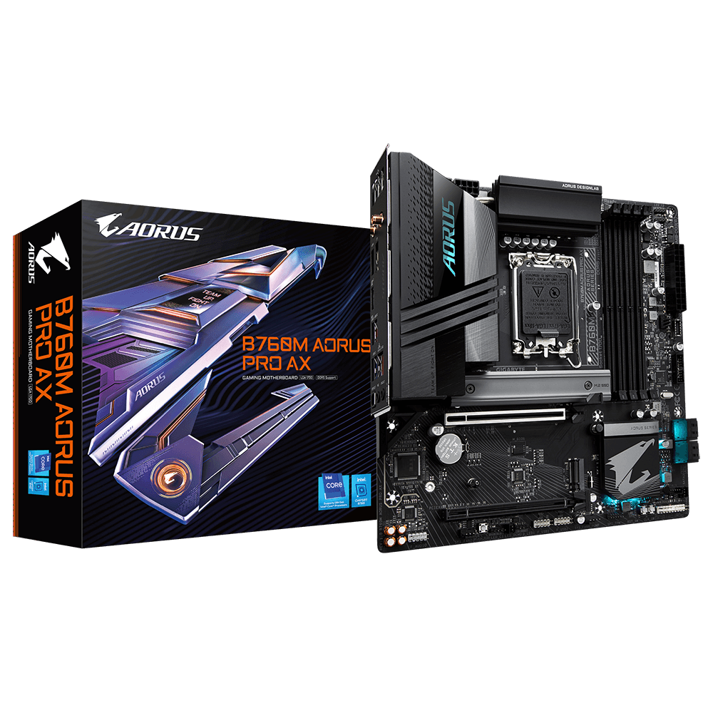 Gigabyte B760M AORUS PRO AX - ATX Intel 1700 Motherboard