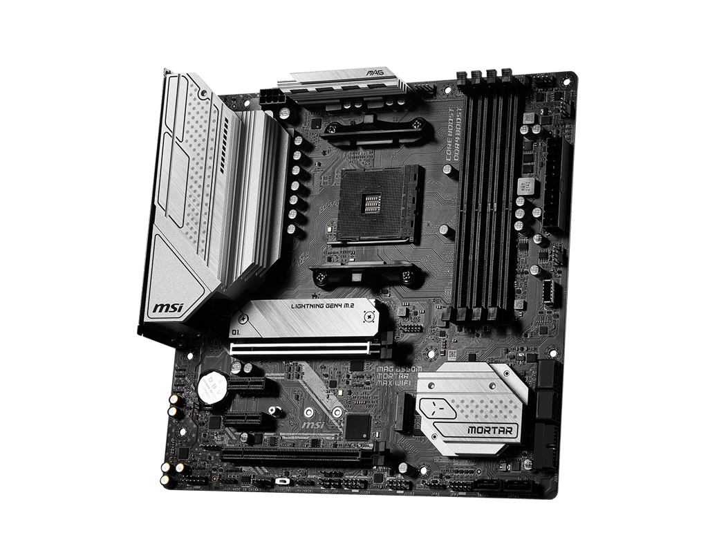 MSI MAG B550M Mortar MAX WiFi - MicroATX AMD AM4 Motherboard