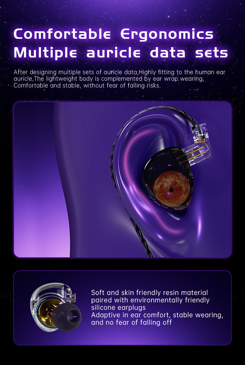ND Planet - 12mm Single Dynamic Driver Earphones 1DD IEM
