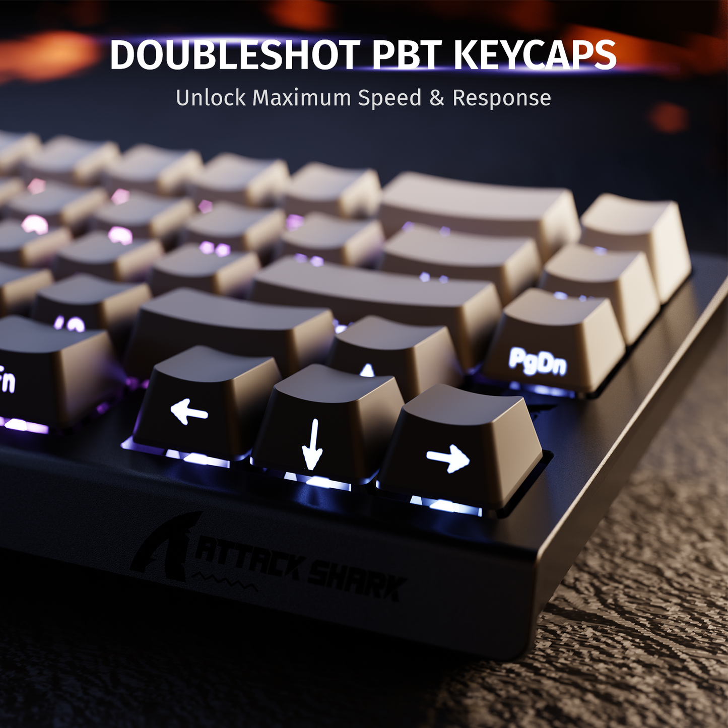 Attack Shark X68 HE - 60% Wired Magnetic Switch RGB Gaming Keyboard