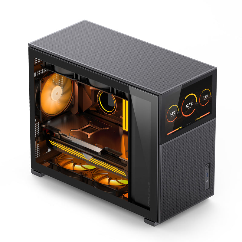 Jonsbo D31 Mesh Screen - mATX Tempered Glass Mid-Tower Case
