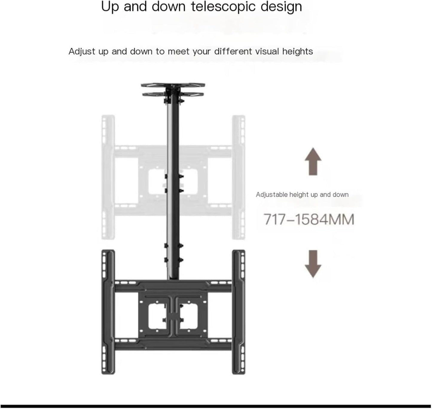 NB North Bayou 32"- 75" TV Ceiling Mount - T560-15