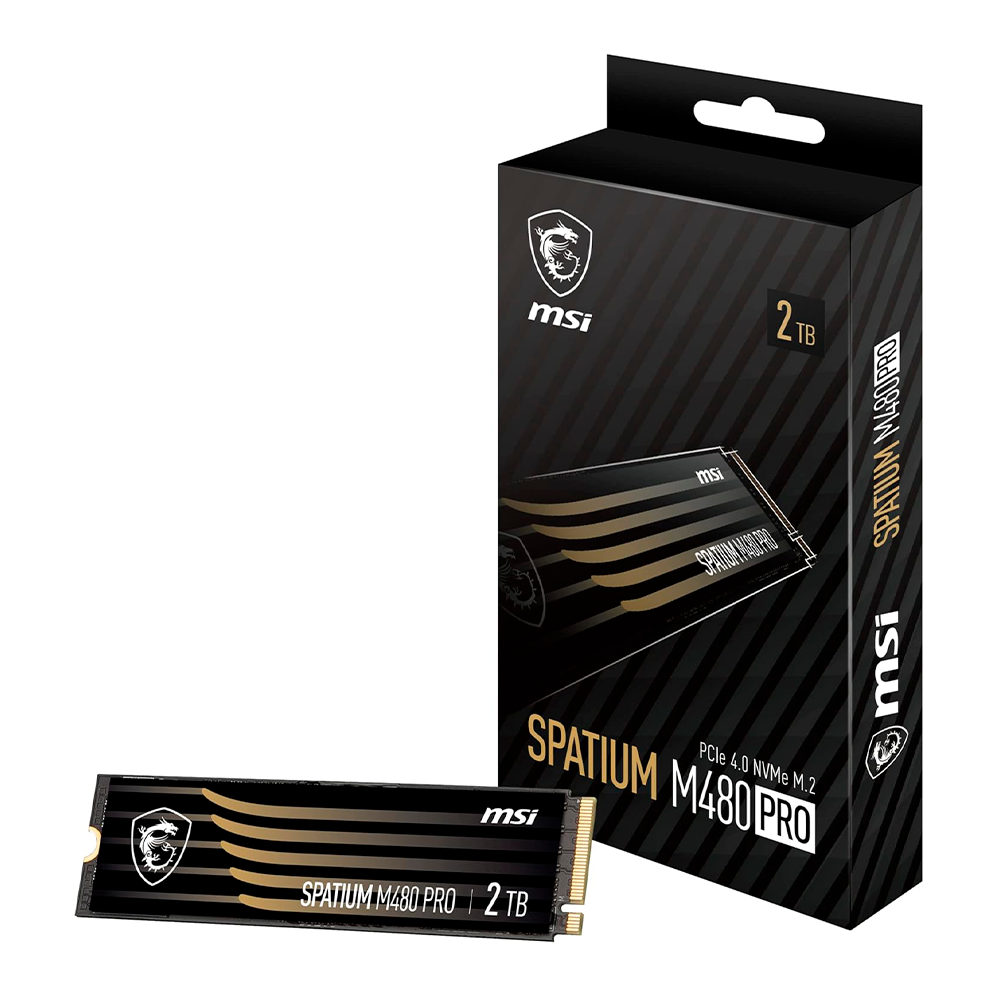 MSI Spatium M480 Pro Gen4 NVMe SSD