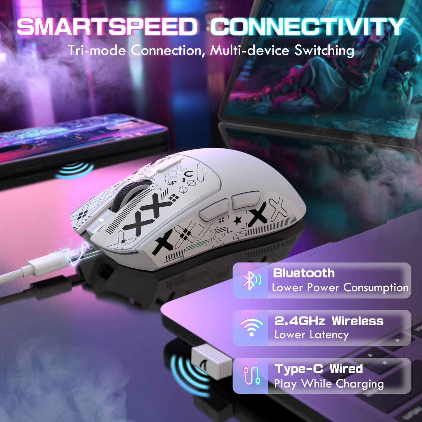 Attack Shark X1 - Wireless Gaming Mouse