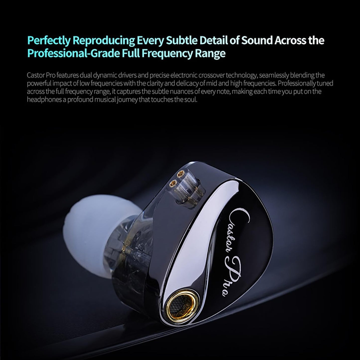 KZ Castor PRO - Tunable Dual Driver Earphones 2DD IEM