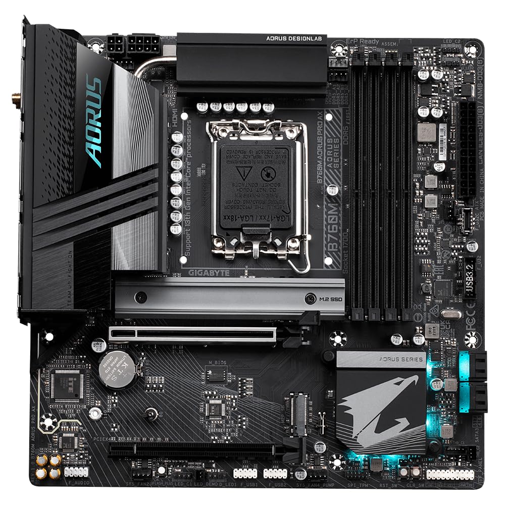 Gigabyte B760M AORUS PRO AX - ATX Intel 1700 Motherboard