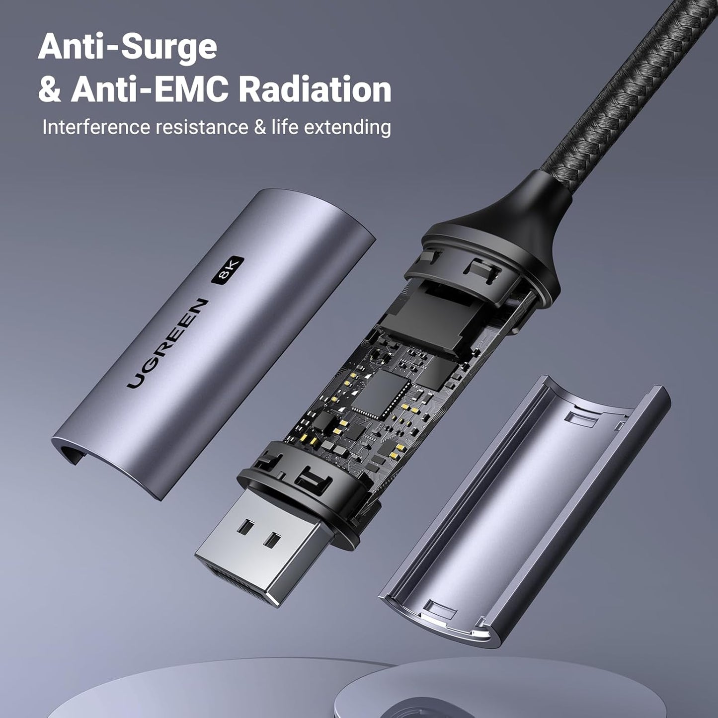 UGREEN USB-C to DisplayPort 1.4 8K Cable - CM556