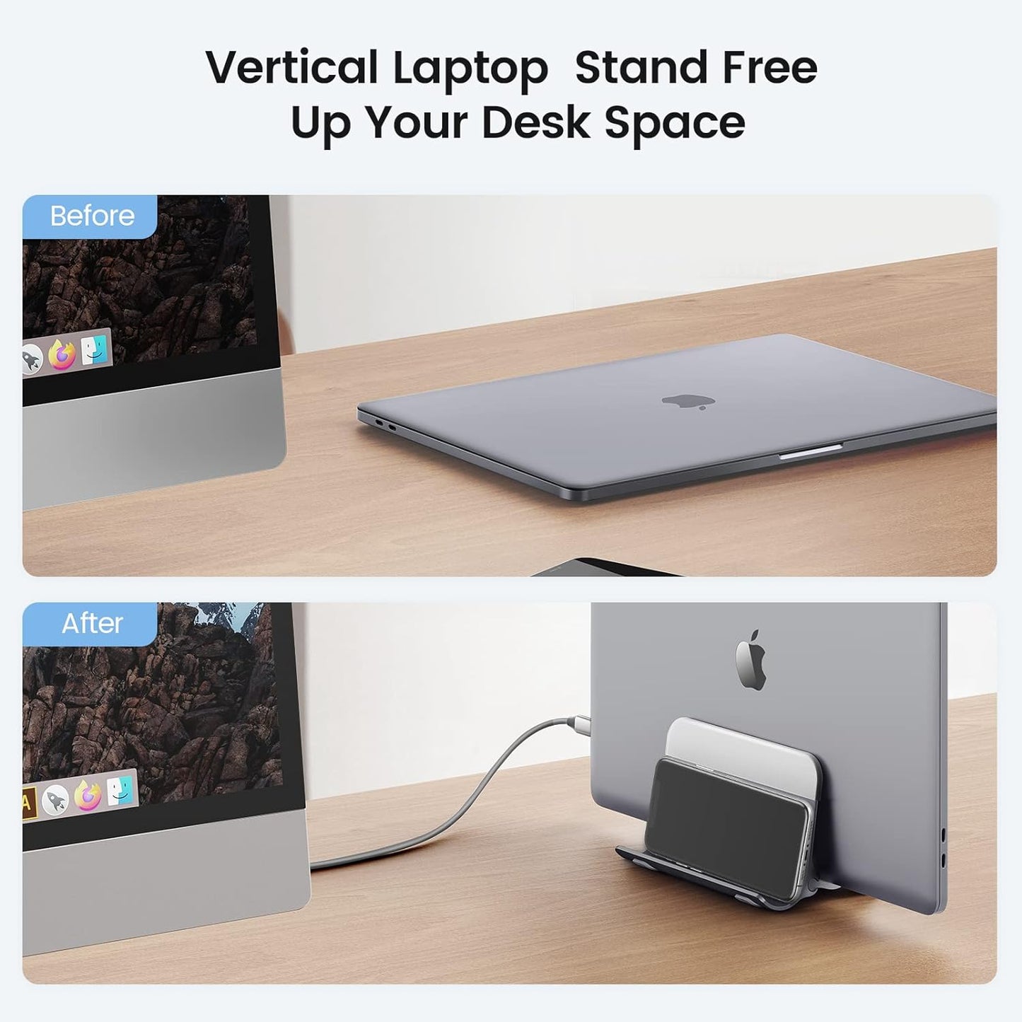 ORICO Gravity Locking Vertical Laptop Stand