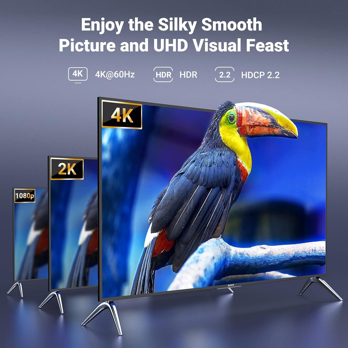 UGREEN 1 In 4 Out HDMI Splitter 4K 60Hz