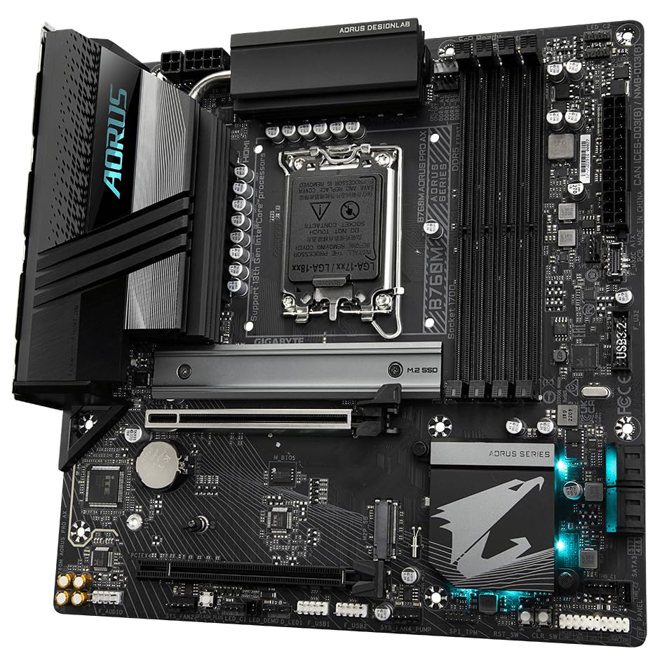 Gigabyte B760M AORUS PRO AX - ATX Intel 1700 Motherboard