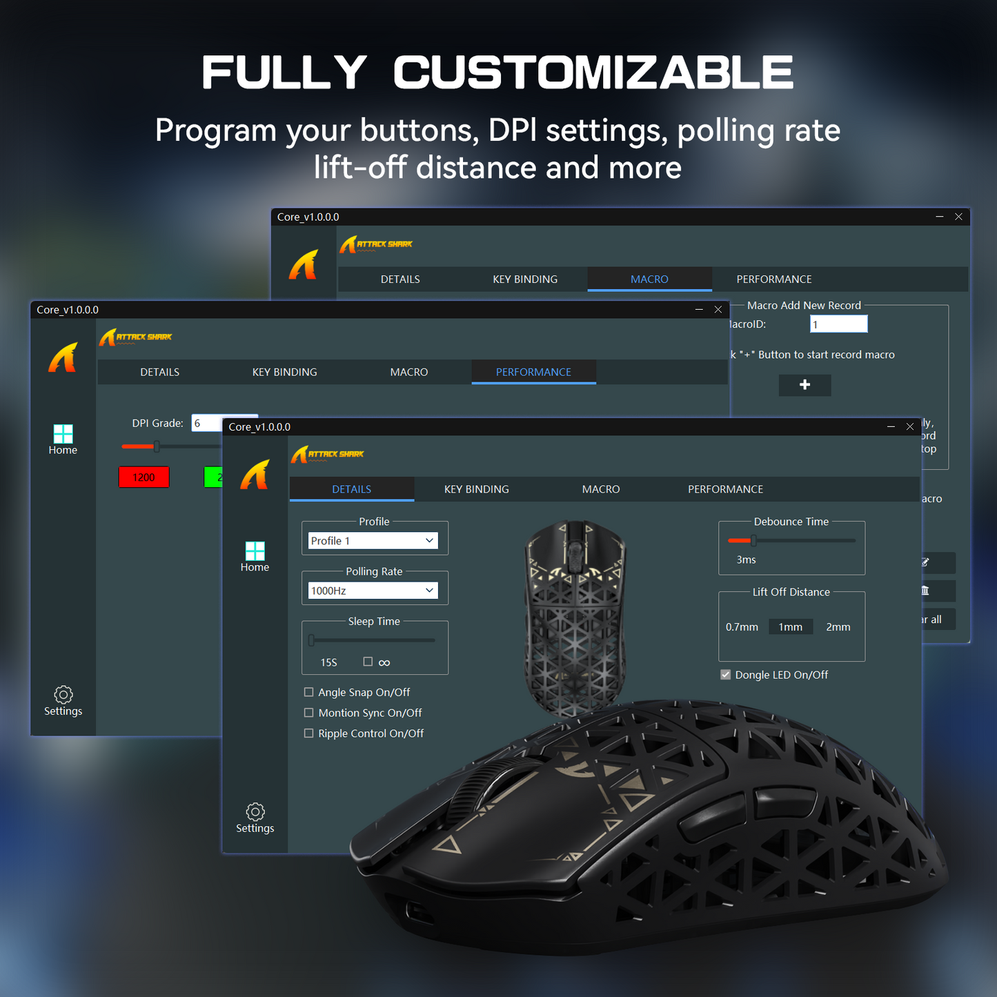 Attack Shark R5 ULTRA - Carbon Fiber 8K Wireless Gaming Mouse