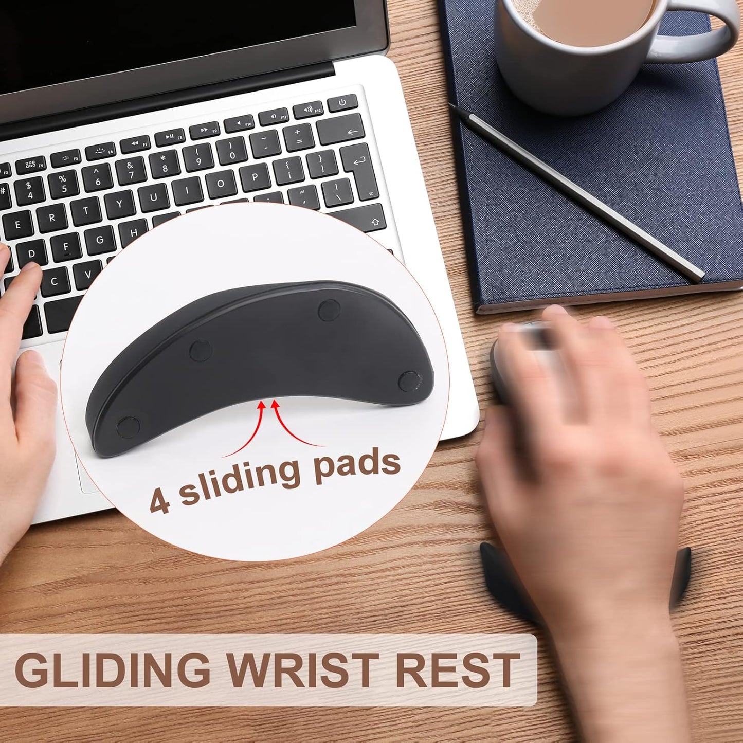 Ergonomic Mouse Wrist Rest Support Pad