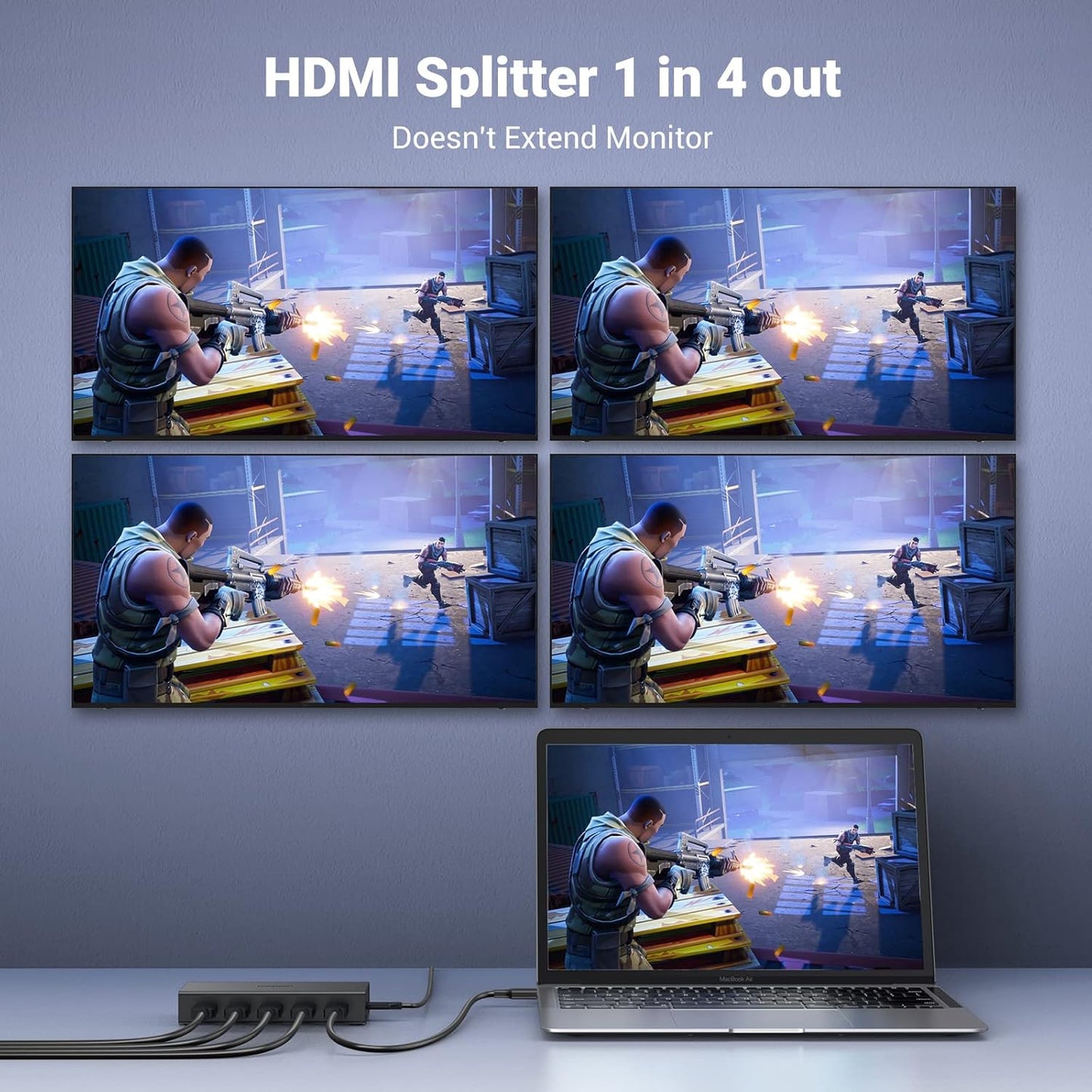 UGREEN 1 In 4 Out HDMI Splitter 4K 60Hz