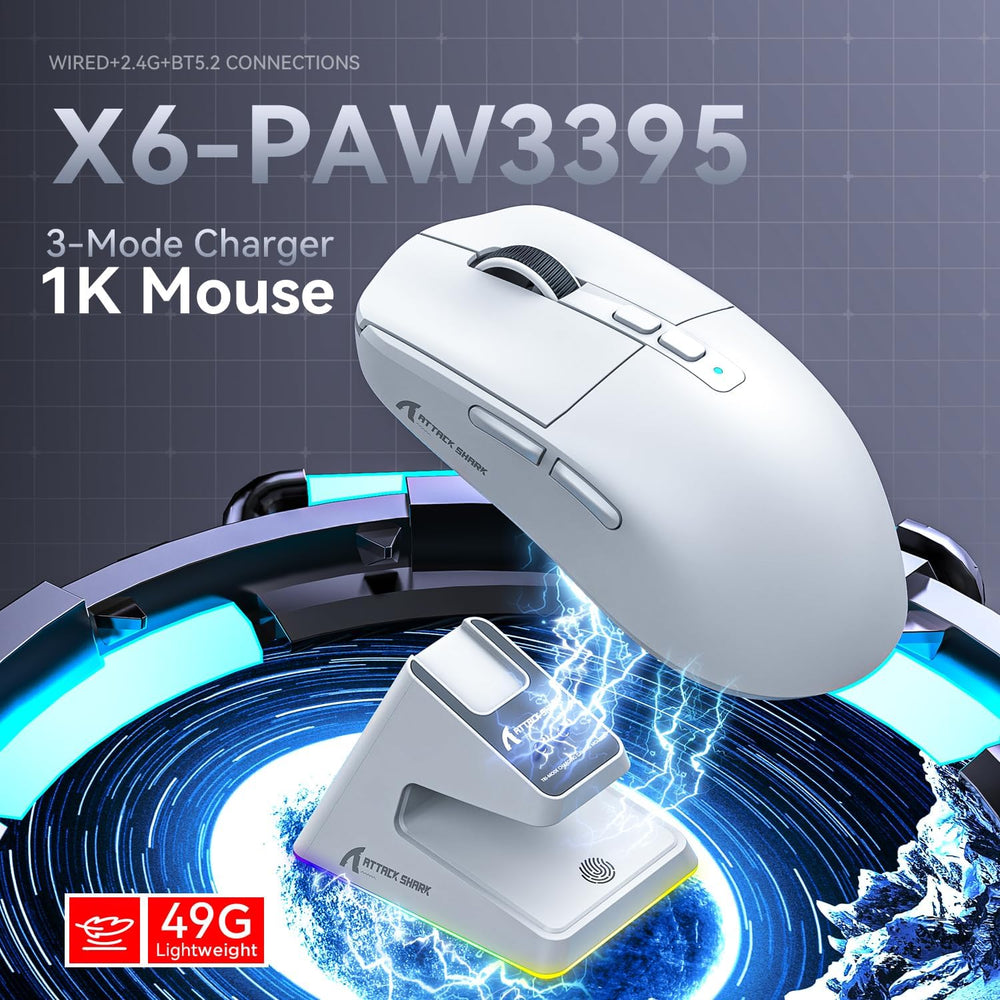 Attack Shark X6 - Wireless Gaming Mouse