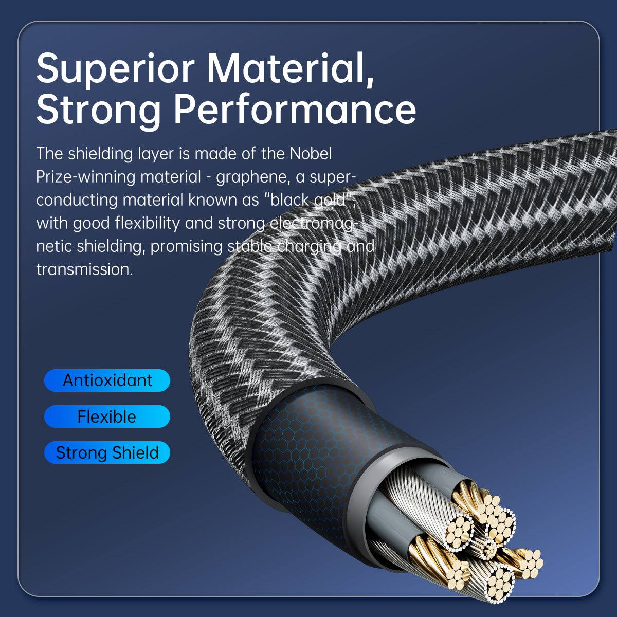 ORICO 2-in-1 USB-C 20Gbps 100W 5A PD Data Cable