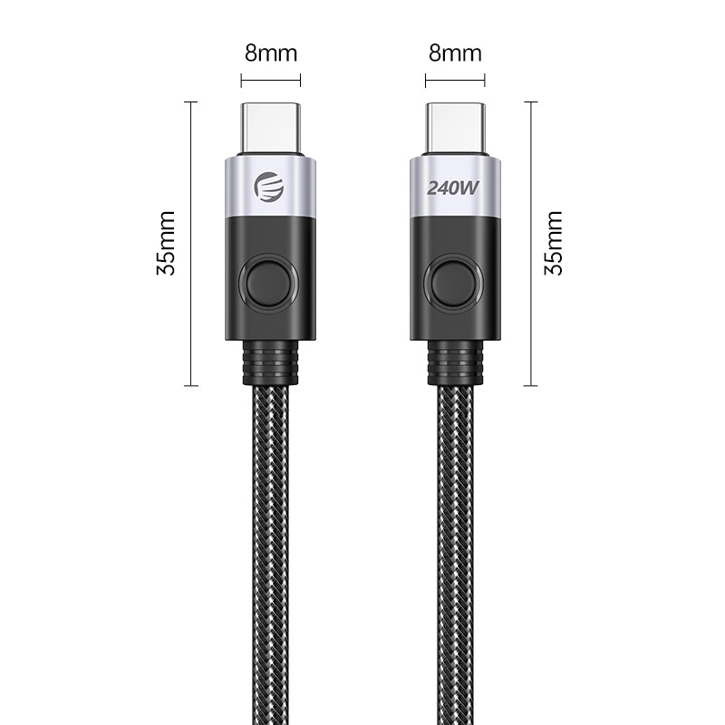 ORICO USB-C PD 240W 20GBPS 5A Charging Cable