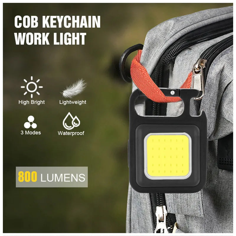 Rechargeable Keychain Flash Light