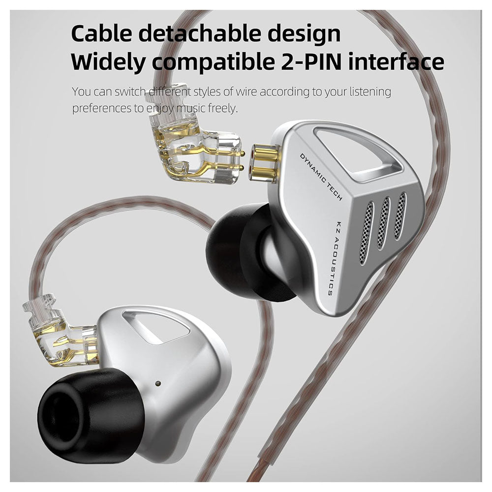 KZ ZVX - Single Dynamic Driver Earphones 1DD IEM