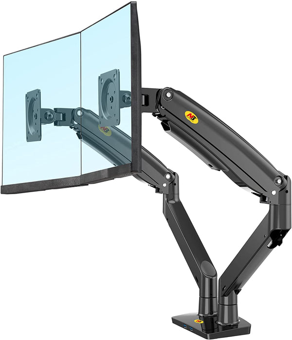 NB North Bayou computer monitor stand - Dual Arm F195A (32-Inch 12Kg)