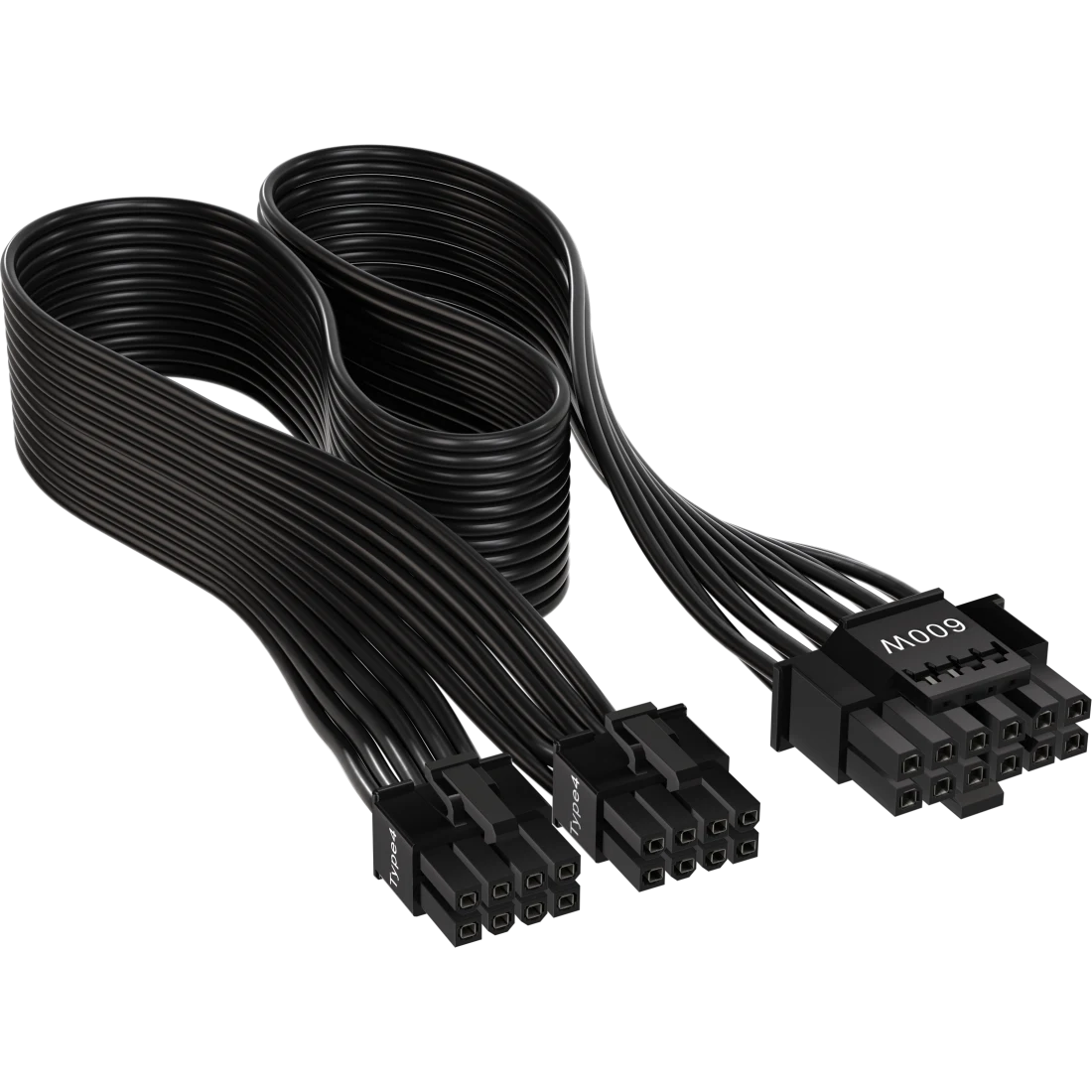 Corsair 12VHPWR 600W PCIe 5.0 12V-2x6 Type-4 Power Cable