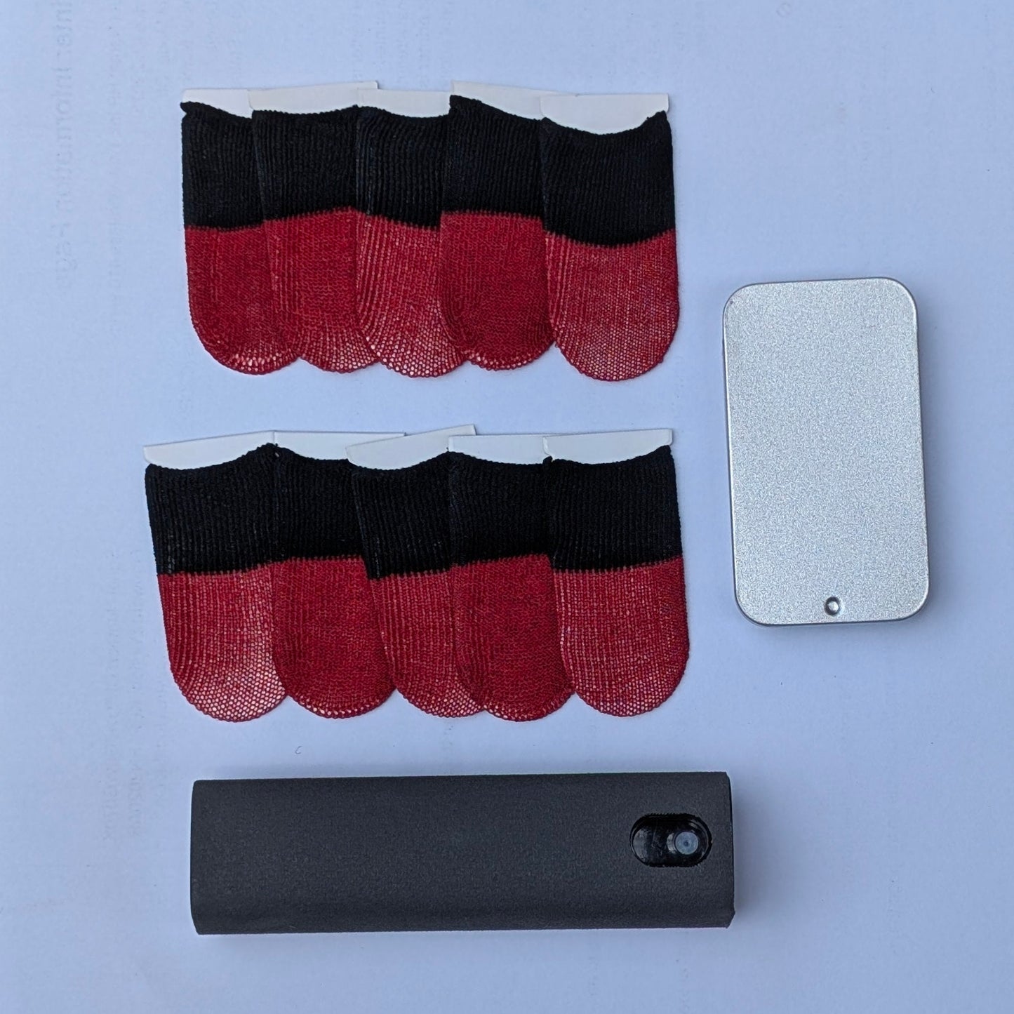 Mobile Gaming Thumb Finger Sleeves + Storage Case