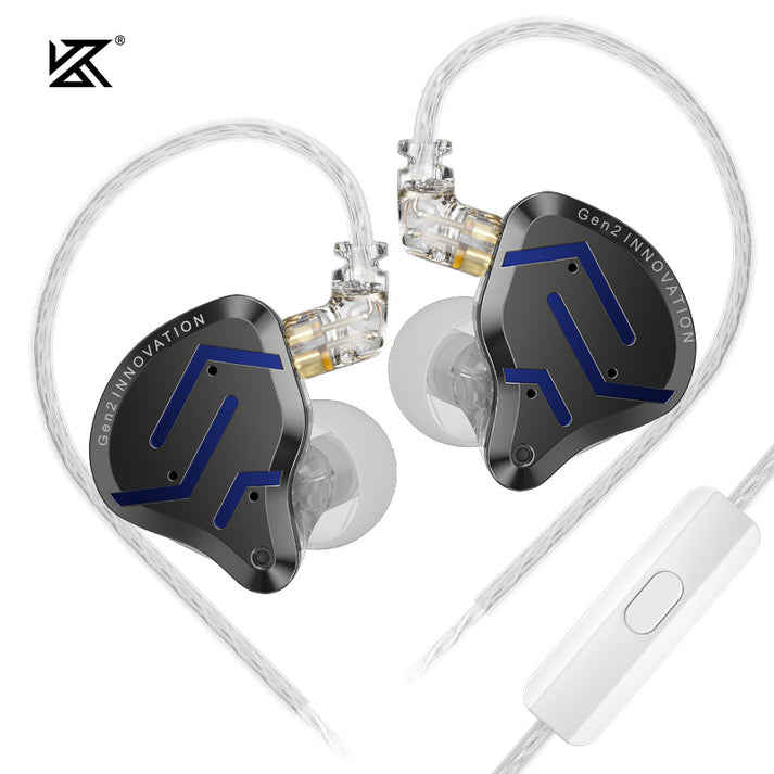 KZ ZSN Pro 2 - Hybrid Dual Driver Earphones 1BA+1DD IEM