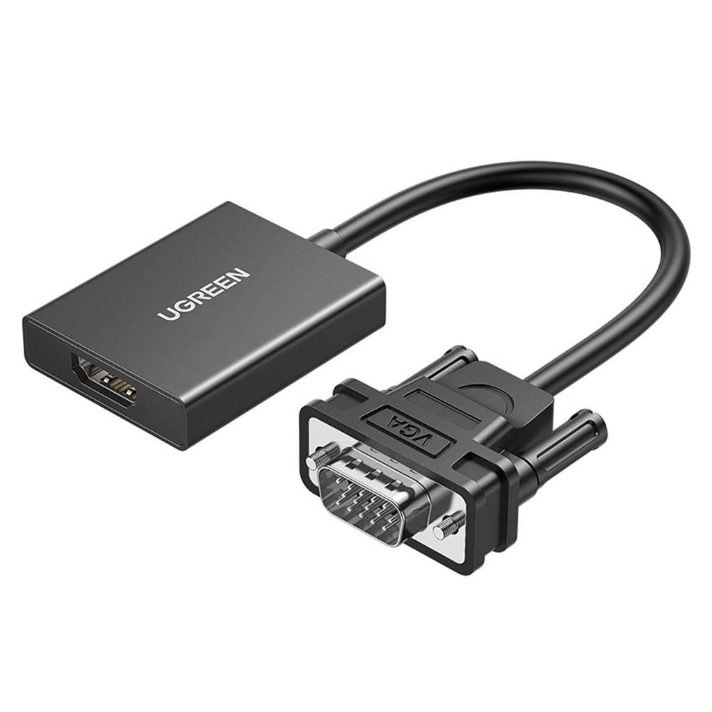 Ugreen VGA to HDMI Adapter with Audio - 1080P 60hz Male to Female