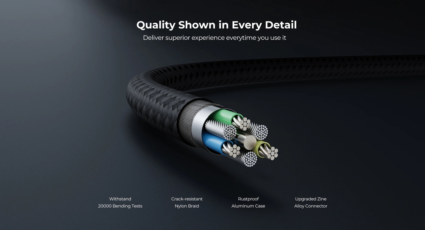 ORICO USB-C PD 100W 5A Fast Charging Cable