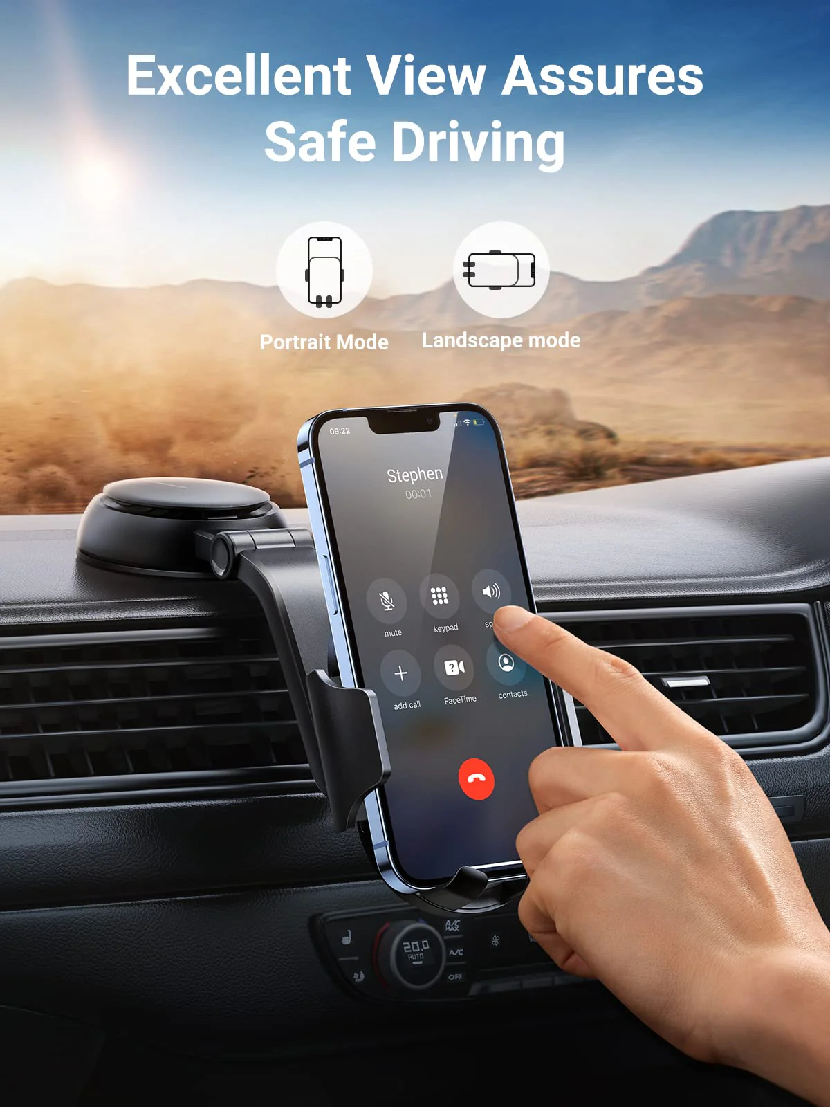 UGREEN Suction Cup Phone Mount - LP405