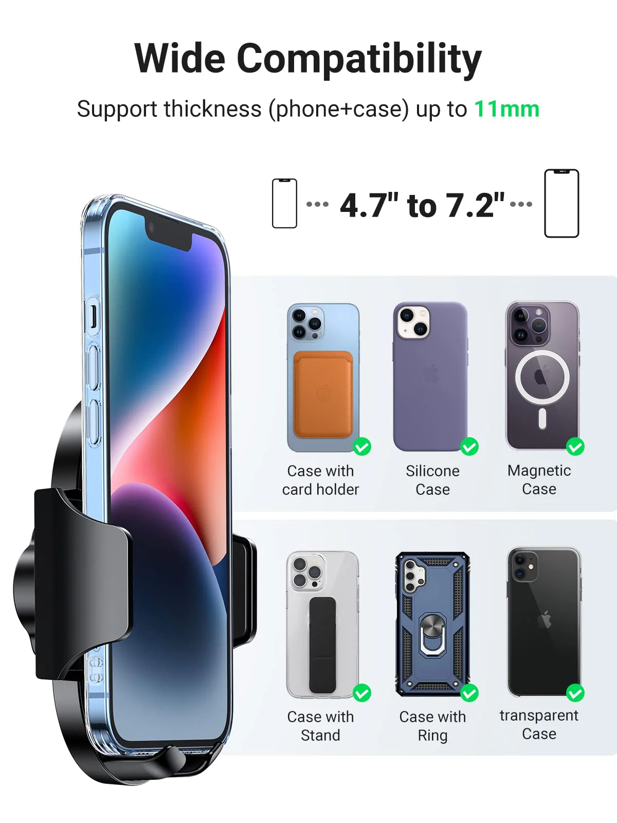 UGREEN Suction Cup Phone Mount - LP405