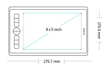 HUION Inspiroy H580X - Graphics Drawing Tablet