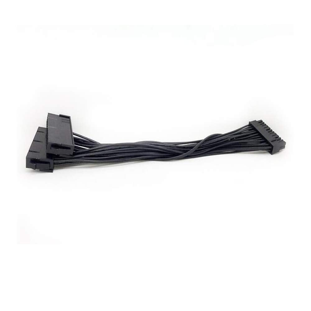 Dual PSU Adapter Power Supply 24 Pin Extension Cable