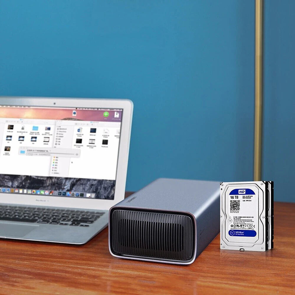 UGREEN USB-C Dual Bay Raid Hard Drive Enclosure