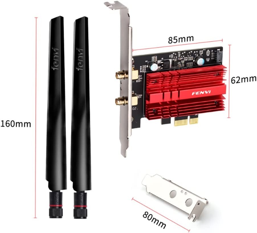 Fenvi FV-AXE3000R PCIe Wi-Fi 6E + Bluetooth 5.2 wireless network adapter