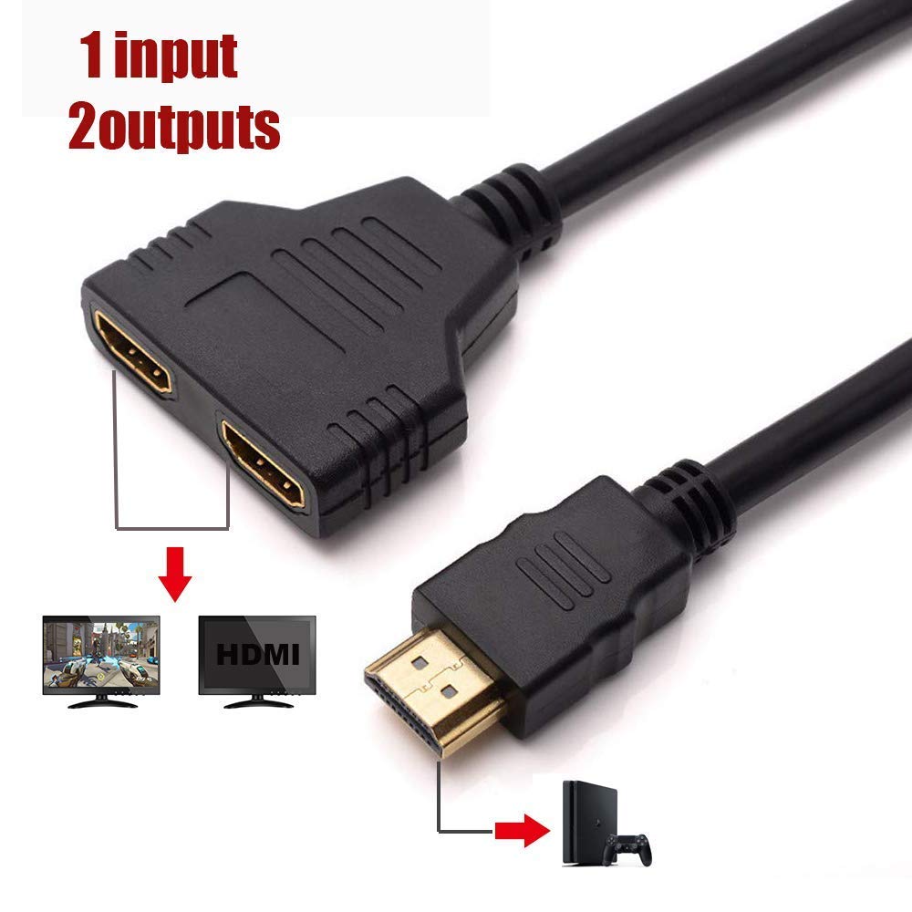 HDMI Splitter Cable - HDMI male to 2 female HDMI