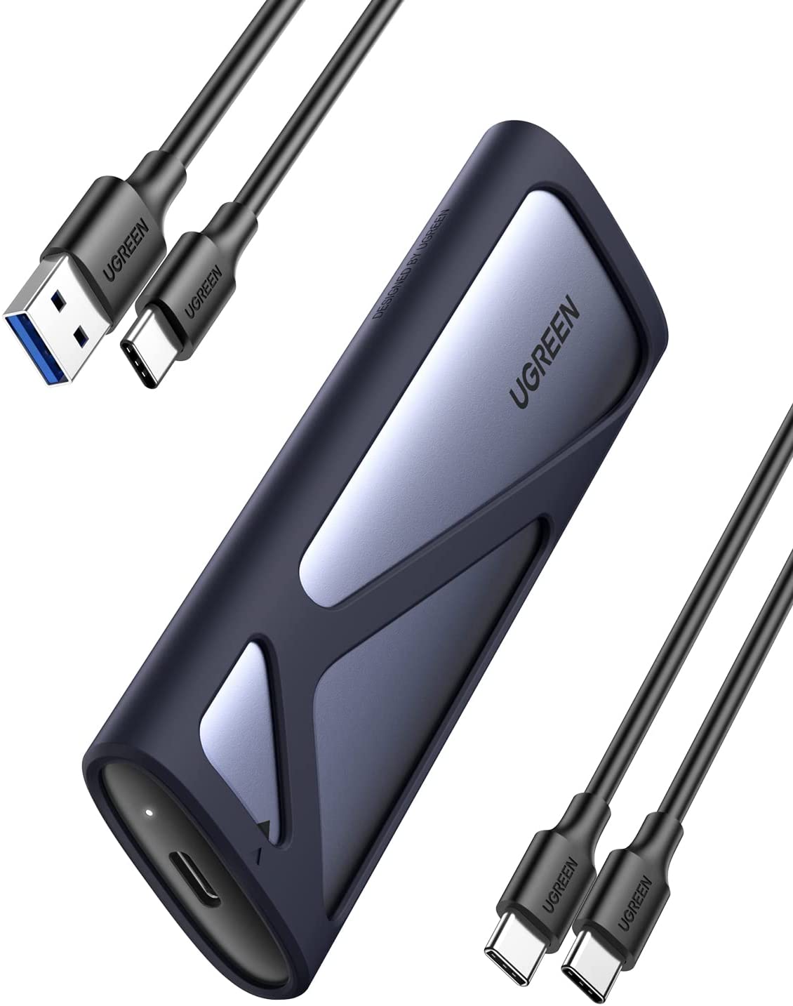 UGREEN M.2 SATA and NVME USB-C 3.2 Gen2 SSD Enclosure - CM400