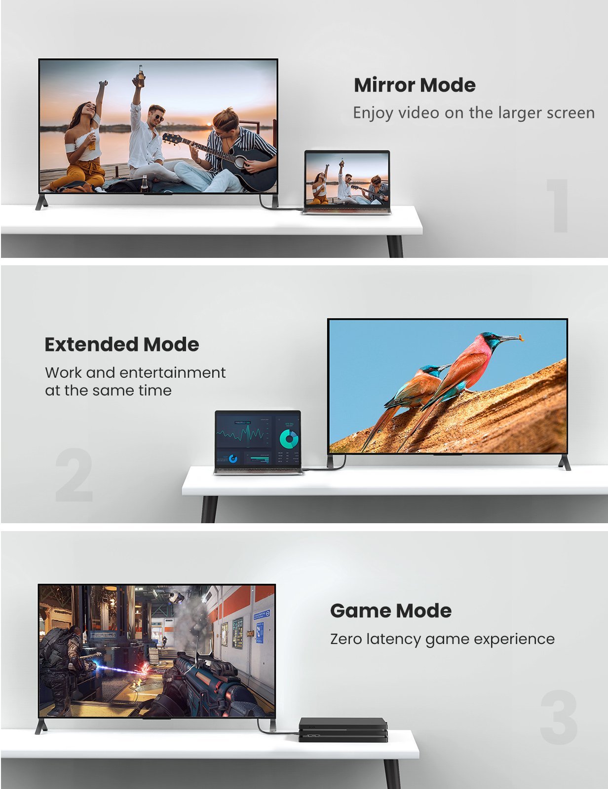 UGREEN 8K HDMI 2.1 Cable - HDMI male to male - HD135