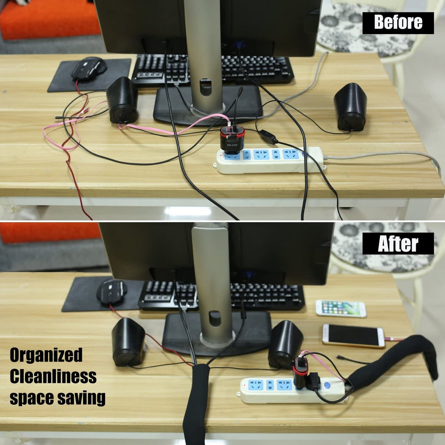 Neoprene Cable Management Sleeve