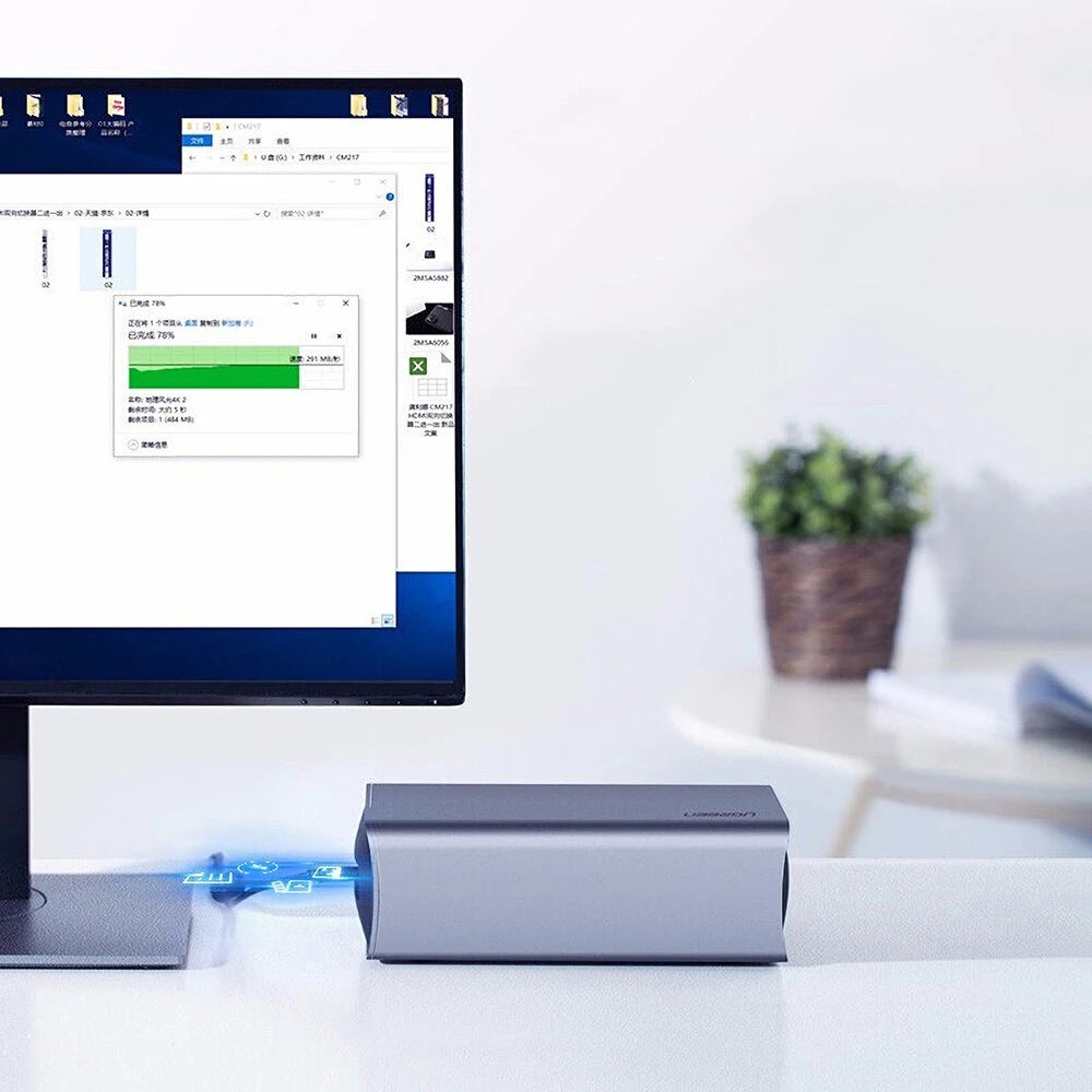 UGREEN USB-C Dual Bay Raid Hard Drive Enclosure