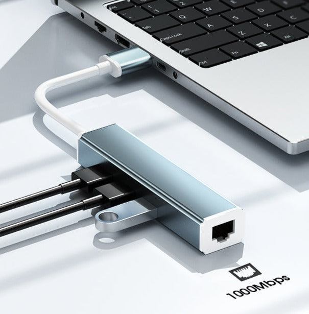 4-in-1 Multifunction USB Hub Ethernet