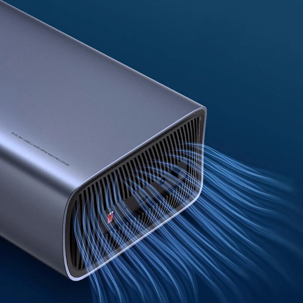 UGREEN USB-C Dual Bay Raid Hard Drive Enclosure