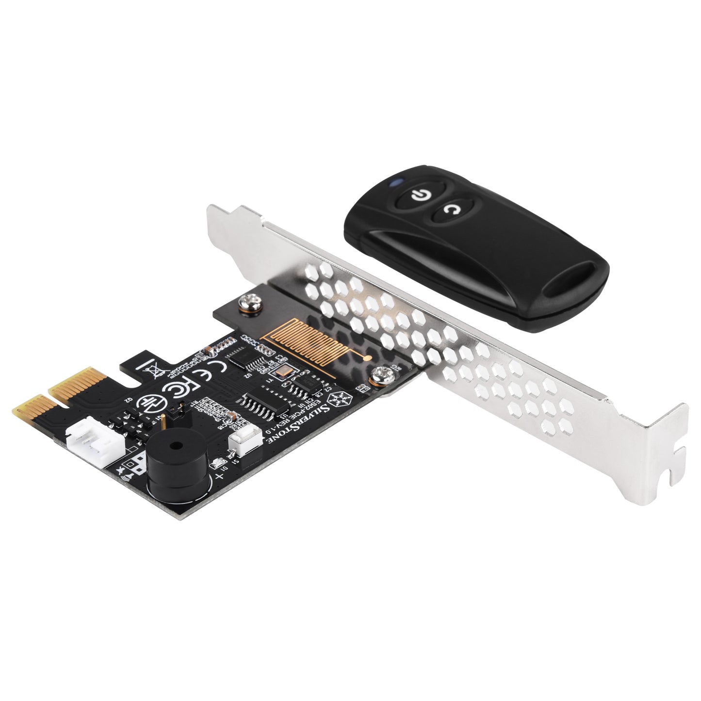 SilverStone Wireless Computer Power and Reset Remote - ES02-PCIe