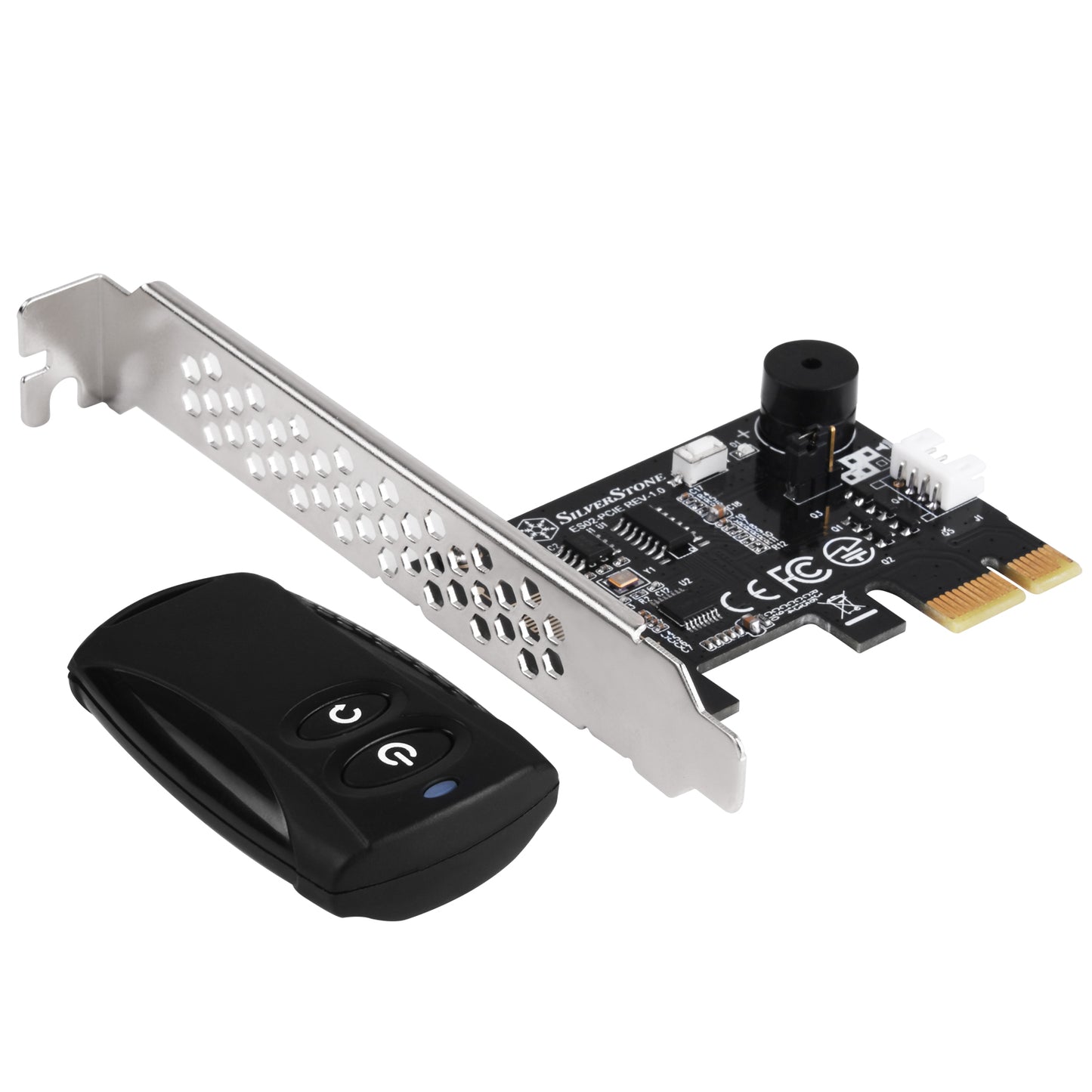 SilverStone Wireless Computer Power and Reset Remote - ES02-PCIe