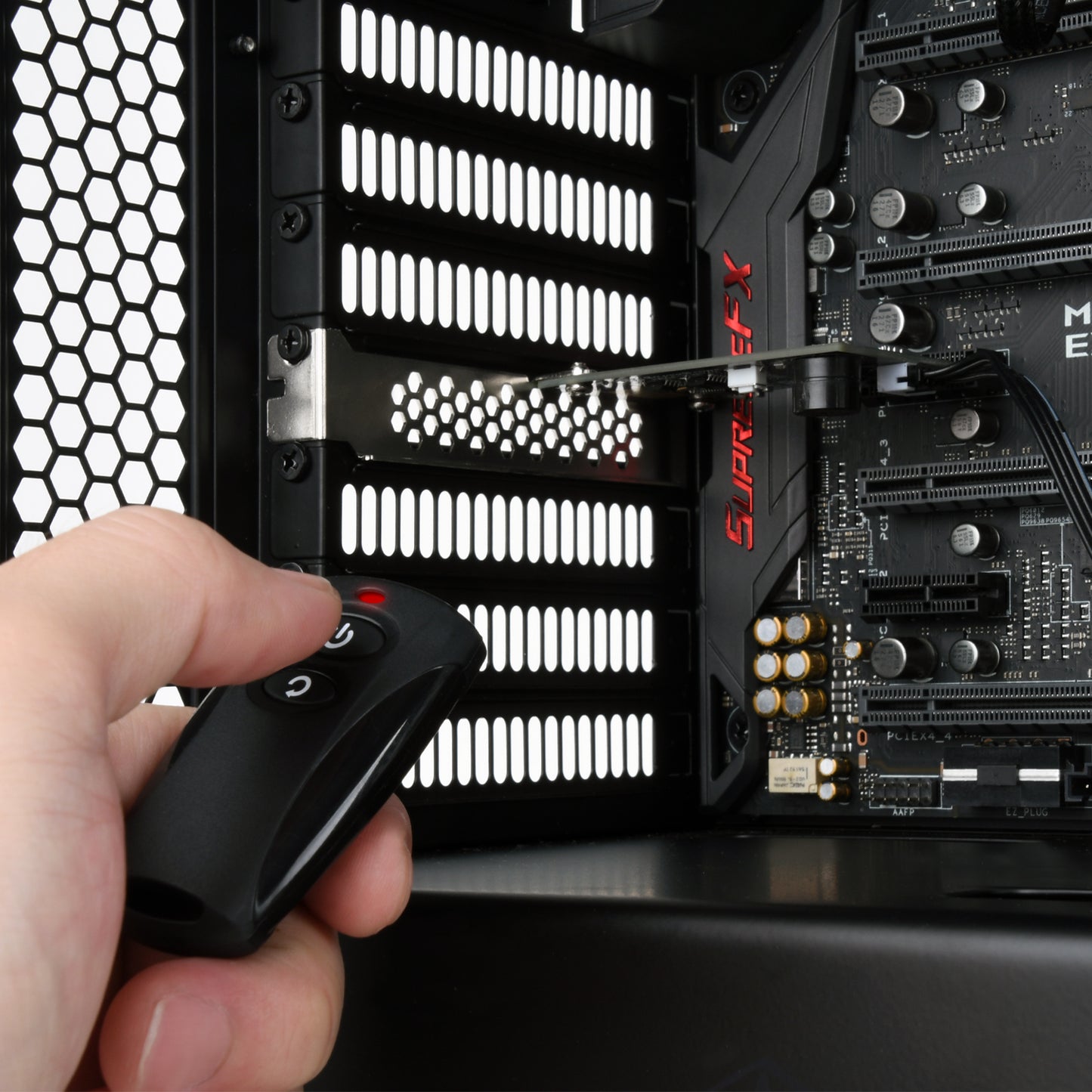 SilverStone Wireless Computer Power and Reset Remote - ES02-PCIe
