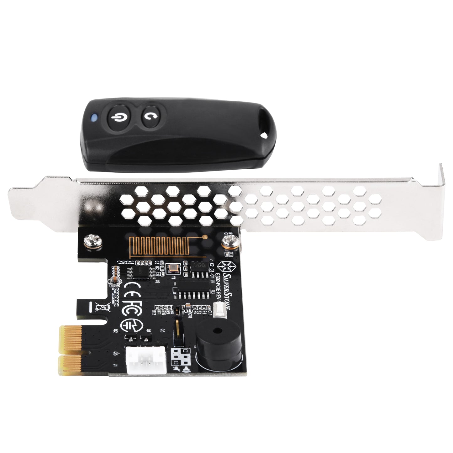 SilverStone Wireless Computer Power and Reset Remote - ES02-PCIe