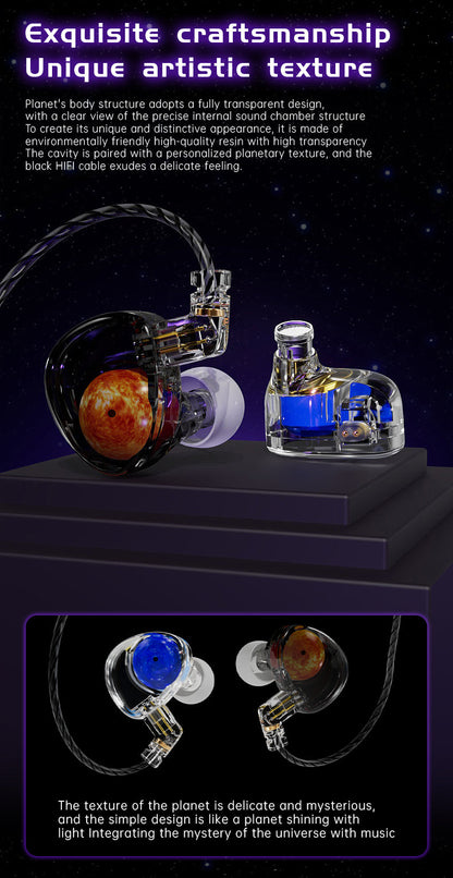 ND Planet - 12mm Single Dynamic Driver Earphones 1DD IEM