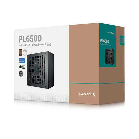 Deepcool PL650D - 650W 80+ Bronze Non Modular ATX3.1 Power Supply