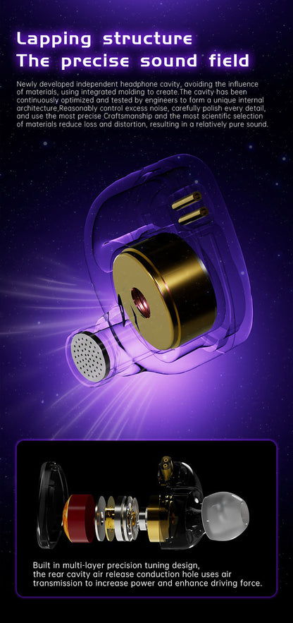ND Planet - 12mm Single Dynamic Driver Earphones 1DD IEM